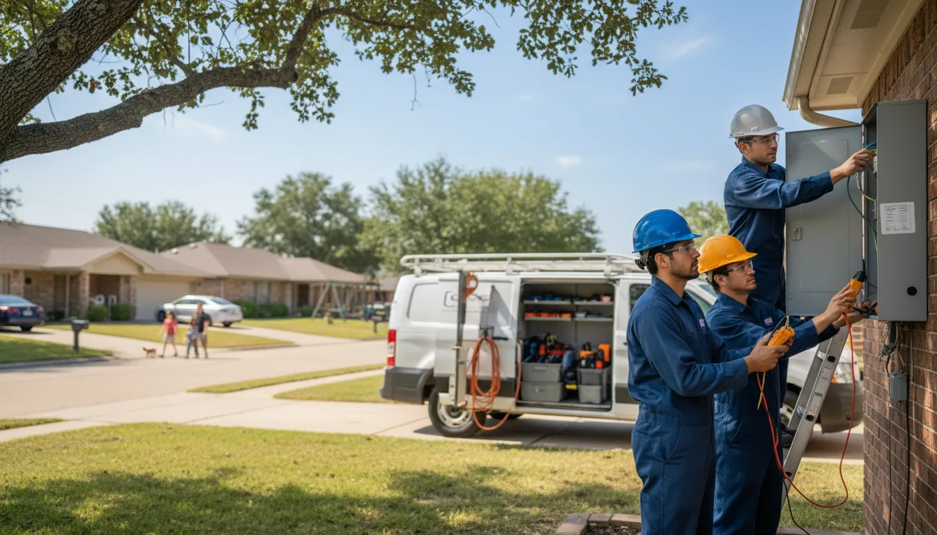 Certified electrician providing emergency electrical services in Maumelle, AR